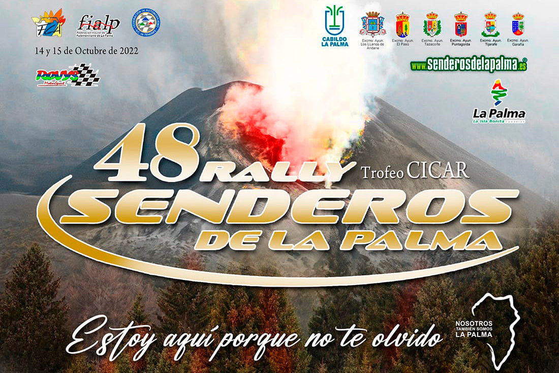   Cerca de 40 equipos disputarán este fin de semana el 48 Rally Senderos de La Palma – Trofeo CICAR